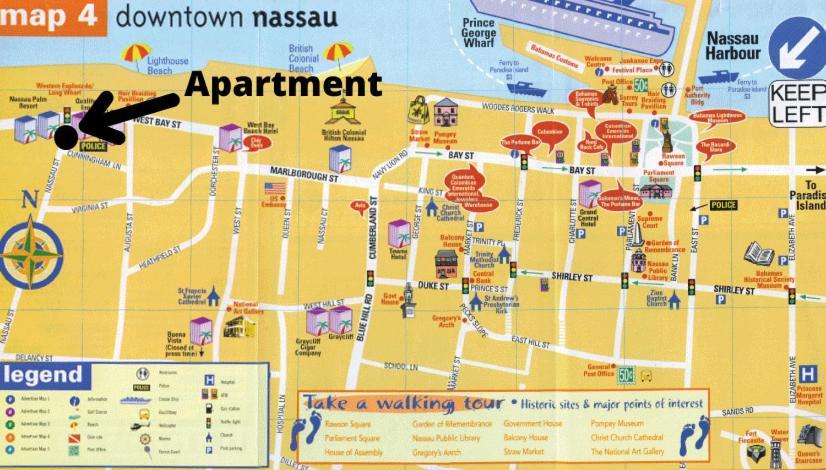Apartment In Downtown At The Beach Нассау Екстер'єр фото